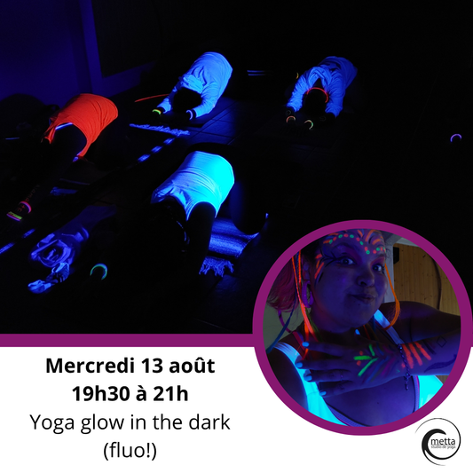 REPORTÉ l Atelier Glow in the dark (fluo!) l Août 2025