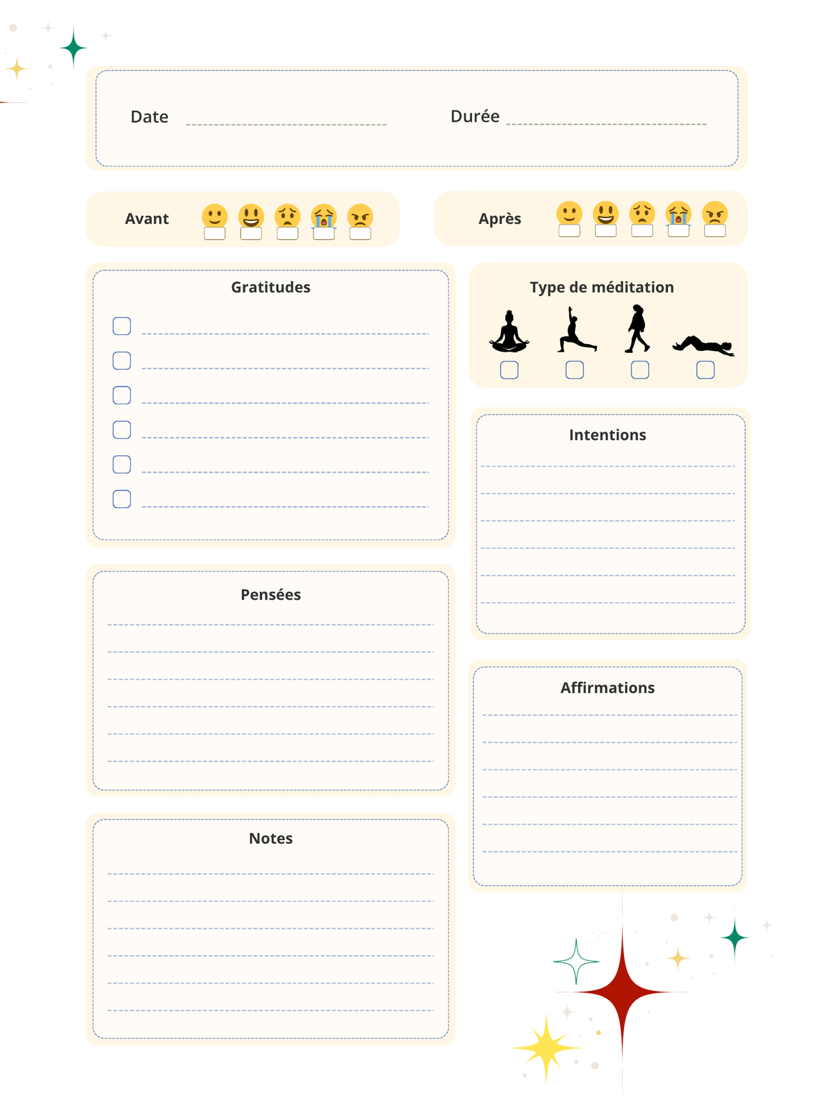 Cahier l Journal de méditation