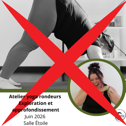 REPORTÉ le Atelier yoga rondeurs l Août 2026